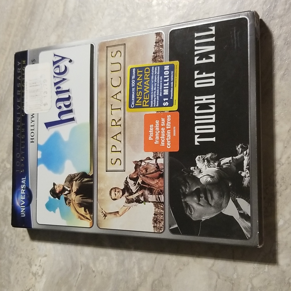 Sealed 100 anniversary spotlight collection dvd triple feature